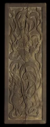 Panneau avec sculpture en bas-relief d