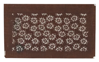 Pochoir en papier (katagami), fin du XIXe siècle