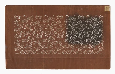 Pochoir en papier (katagami), fin du 19e siècle