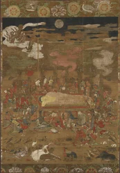 Parinirvana de Sakyamuni, le Bouddha Historique