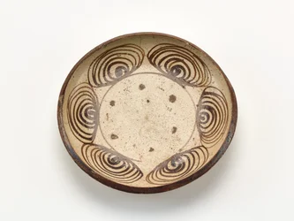 Plat de service avec motif "œil de cheval", 1800-1830
