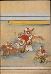 Soldats à cheval, illustration du 