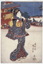 Sans titre (une femme voyageant)