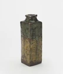 Vase en forme de cong archaïque chinois, Yatsushiro ou Shodai