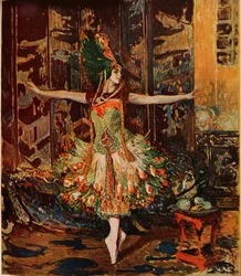 Tamara Karsavina. Couverture du magazine Jugend, 1914