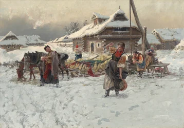 Lancer de boules de neige