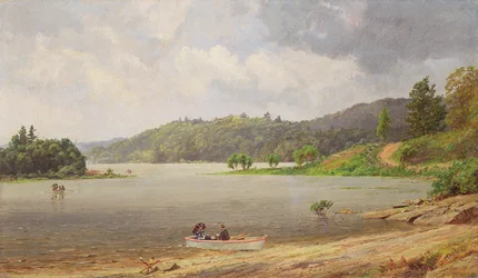 Sur le lac Wawayanda, New Jersey