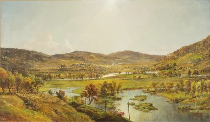 Plaines de Sidney avec la confluence des rivières Susquehanna et Unadilla