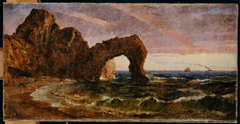 Coucher de soleil à Étretat, 1894