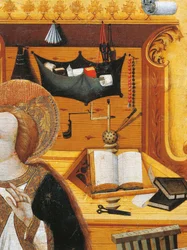 Repose-livre, retable de Verdu