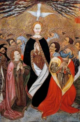 La Pentecôte, retable de Verdu