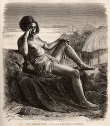 Femme indigène de Taio-Hae, dans l