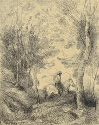 Le Grand Cavalier sous bois