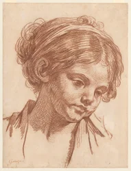 Tête de jeune fille