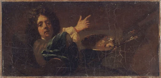Autoportrait de Jean-Baptiste Jouvenet. Réduction du tableau au Musée de Rouen, entre 1701 et 1750
