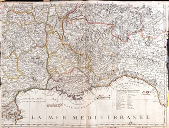 Spain (Autonomous Community: Catalonia), France (Region: Burgundy, Franche-Comté, Auvergne, east Midi-Pyrenées, Languedoc-Roussillon, Rhône-Alpes, Provence-Alpes-Côte d