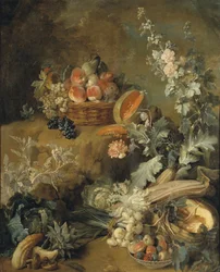 Nature morte de fruits et légumes (« Terre »)