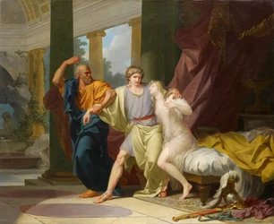 Socrate arrachant Alcibiade de l