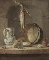 Nature morte avec harengs, vers 1735