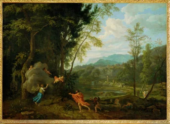 Jupiter et Io (peinture sur toile)