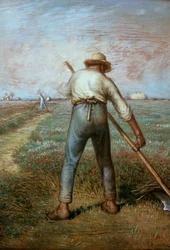Le Faucheur, vers 1866-68 (pastel et crayon noir sur papier)