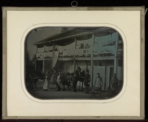Vue arrière de la maison de campagne de Jean-Gabriel Eynard à Beaulieu