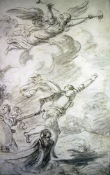 Ruggiero saute à terre