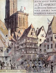 Affiche publicitaire pour le Troisième Emprunt de la Défense nationale, émis en faveur de l