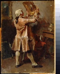 Un amateur de peinture