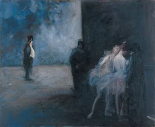 Symphonie en bleu dans les coulisses