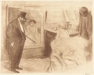 La loge de la danseuse (2e planche)