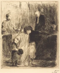 La sortie de l