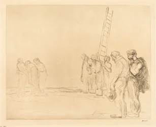 Le calvaire (2e planche)
