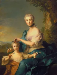 Madame Crozat de Thiers et sa fille