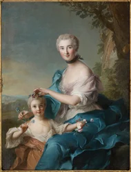 Portrait de Madame Crozat de Thiers et de sa fille