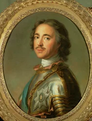 Tsar Pierre le Grand (peinture sur toile)