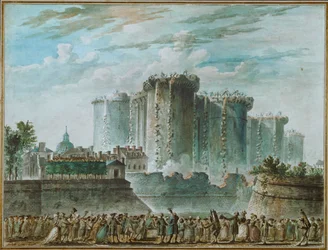La démolition de la Bastille ...
