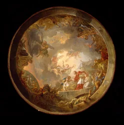 Saint Carlo Borromeo soignant les victimes de la peste