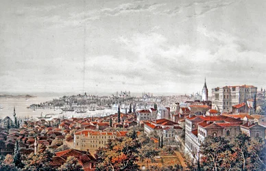 Vue générale de Constantinople, vers 1850