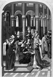 Couronnement du roi de France Charles V le 19 mai