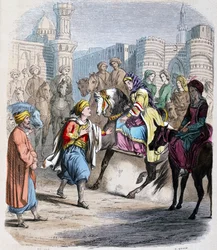 Emina Nosratli attend son fils victorieux Ibrahim Pacha, de retour au Caire après la campagne arabe en 1818