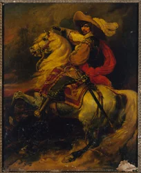 French: Portrait équestre de Josias, Comte de Rantzau (1609-1650), maréchal de France