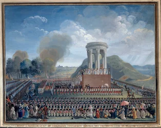 Fête de la Fédération à Besançon le 14 juillet 1790
