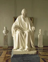 François Marie Arouet Voltaire (1694-1778) 1781 (marbre)