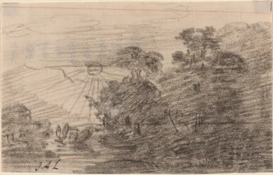 Coucher de soleil au-dessus d