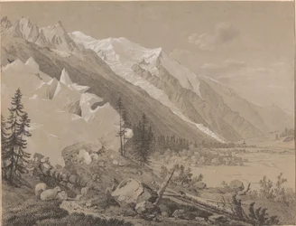 Vue du Mont Blanc