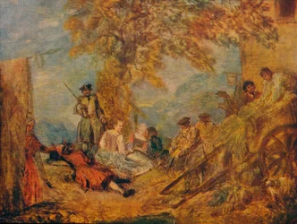 Scène de camp, 17ème siècle, 1909