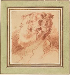 Étude de tête de femme