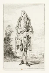 Gentleman, main dans le gilet