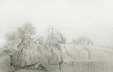 Maison au bord d